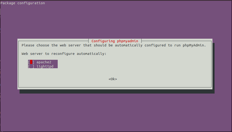 phpmyadmin-for-apache2 phpmyadmin for apache2