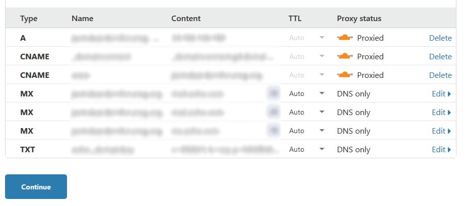 import dns records into cloudflare to install cloudflare ssl on godaddy