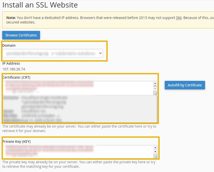 install ssl certificate and key in godaddy to to install cloudflare ssl on godaddy