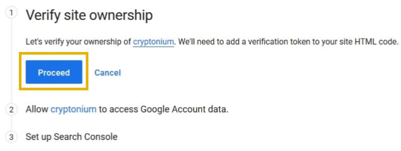 google site kit verify site ownership